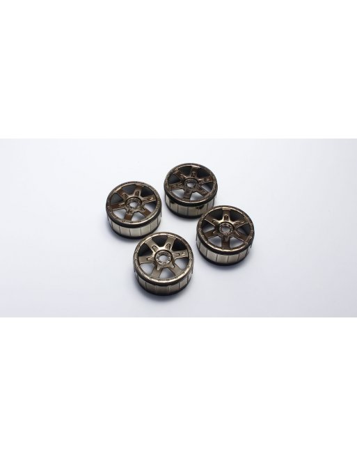 IFH005BC 6-Spoke Wheel (Black Chrome/4pcs) IFH005BC  - KYOSHO RC